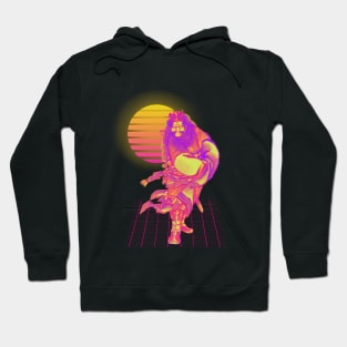 Colorful Demon Vaporwave Hoodie